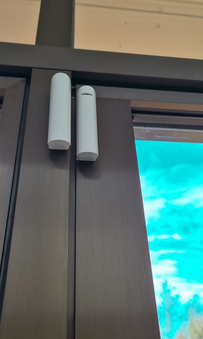 Beveiliging op achterdeur woning
