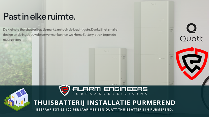 Thuisbatterij in woning